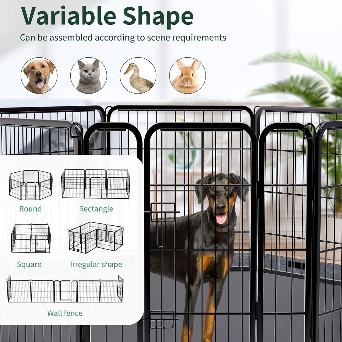 PETIME Heavy-Duty Octagon Playpen photo 5