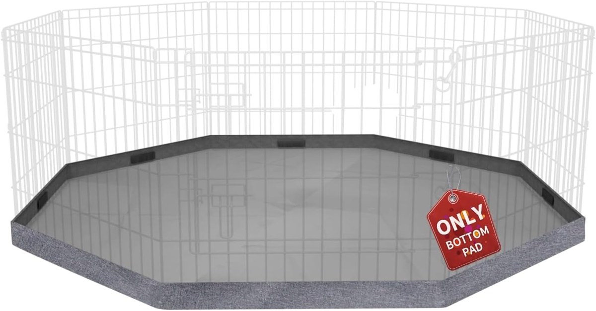 PETIME Playpen Floor Pad for 24" Wide 8-Panel Pens